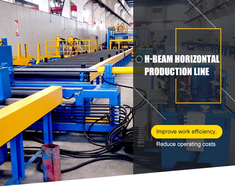 High Efficiency Horizontal H Beam Automatic Production Line