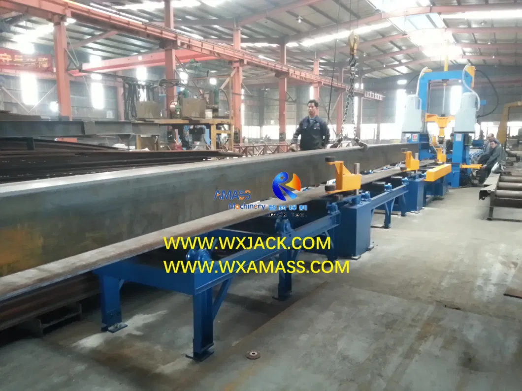 Steel Structure Fit Up Full T I H Beam Fabrication Production Machine