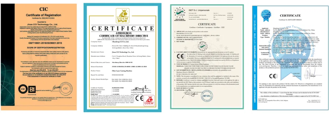 Monthly Deals China Professional Cci Fiber Laser 1000W 2000W 3000W Metal Cutting