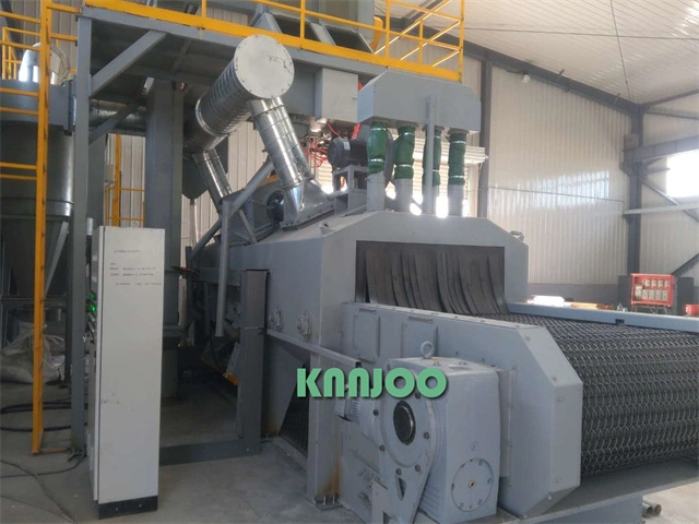 Mesh Belt Passing Shot Blasting Machine for Cleaning and Surface Strengthening