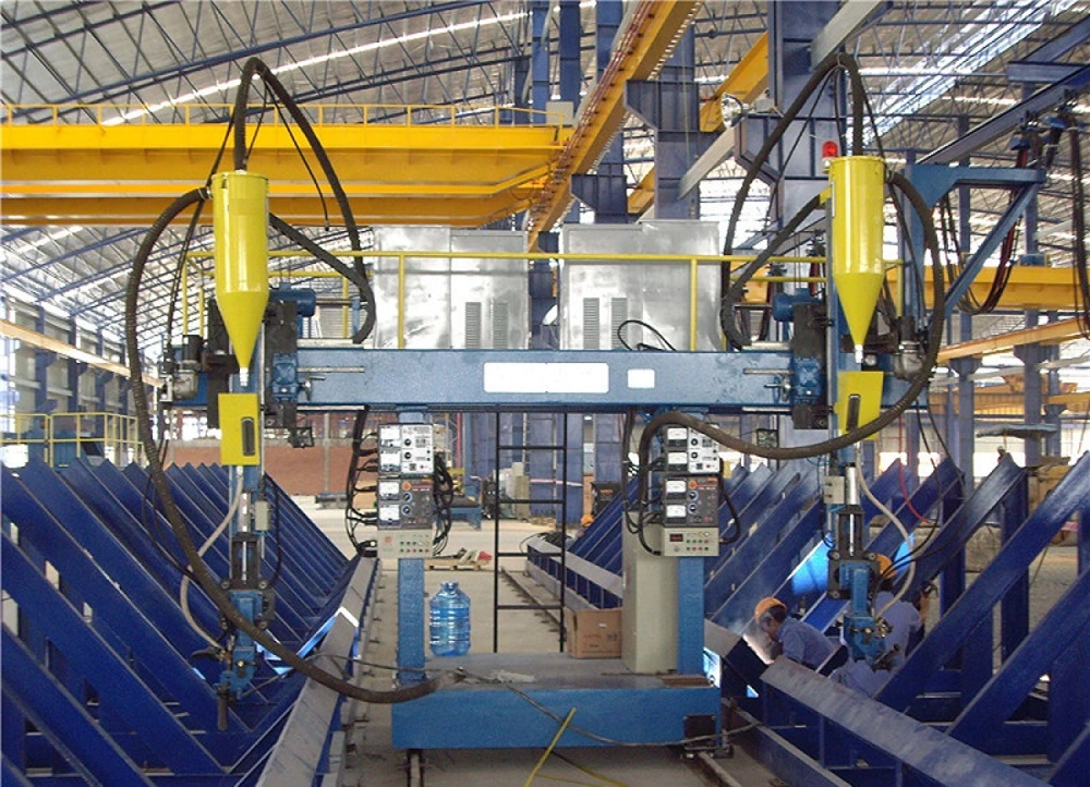 Heavy Duty H-Beam Production Line Auto Submerged Arc Welding Machinery Saw Welding Machine