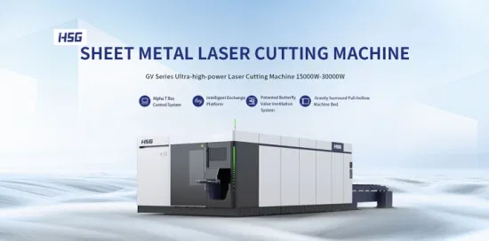 Metal Plate Laser Cutting Machine for Thick Sheet Steel Aluminum Alloy Brass Cutter with Factory Price Hsg Laser