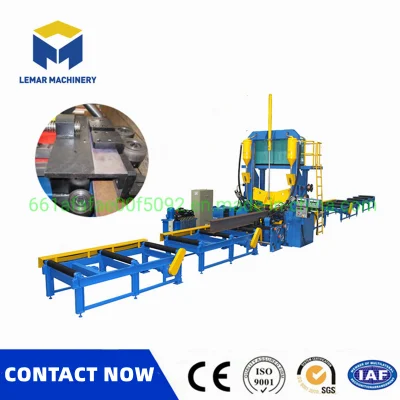 Automatic H Beam Production Line Vertical Assembly Welding Straightening Machine
